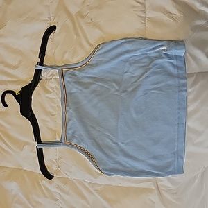 Nike XS light blue cropped tank